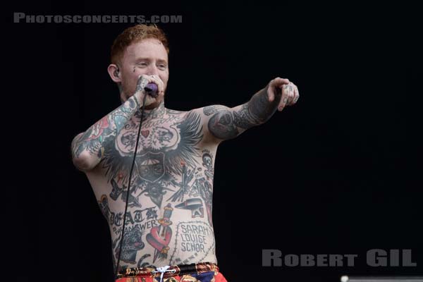 FRANK CARTER AND THE RATTLESNAKES - 2018-06-17 - BRETIGNY-SUR-ORGE - Base Aerienne 217 - Main Stage - 